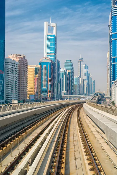 Metropolitana di Dubai — Foto Stock