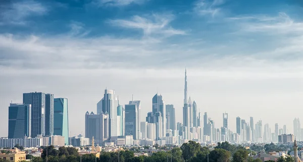 Panoramisch uitzicht op dubai — Stockfoto