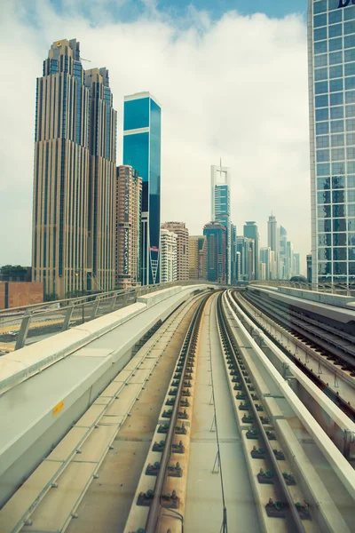 Metropolitana di Dubai — Foto Stock