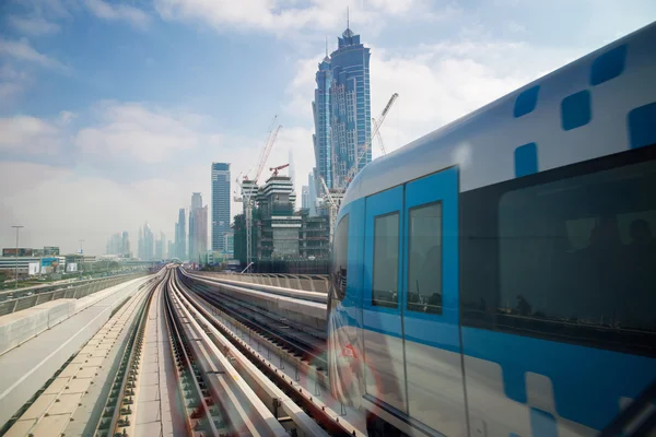 U-Bahn von Dubai — Stockfoto