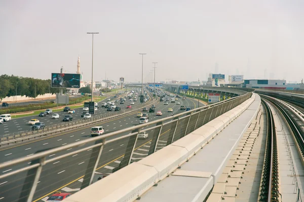 Metropolitana di Dubai — Foto Stock