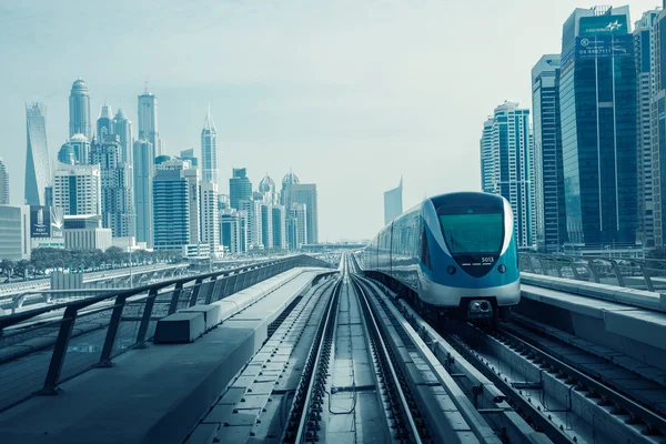 Dubajské metro — Stock fotografie