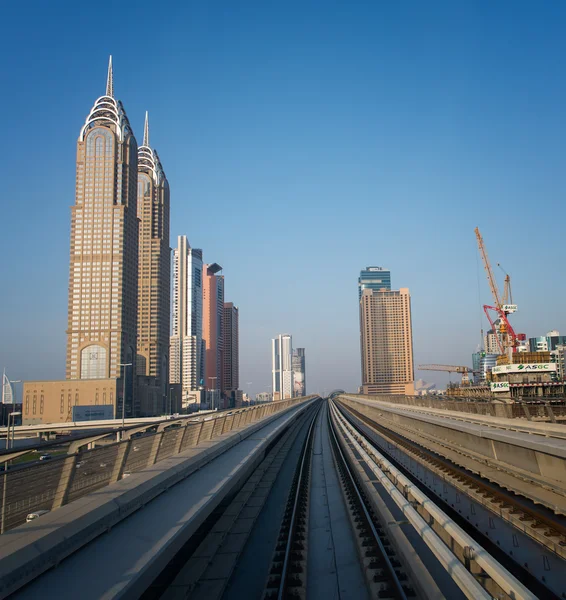 Metropolitana di Dubai — Foto Stock