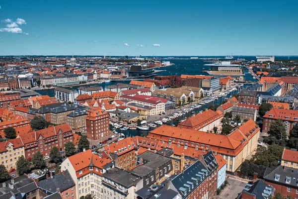 Paisaje Urbano Copenhague Vista Superior Capital Dinamarca — Foto de Stock