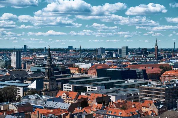 Copenaghen Danimarca Architettura Moderna Storica Nel Centro Della Città Vista — Foto Stock