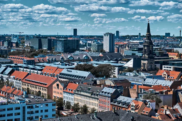 Copenaghen Danimarca Combinazioni Architettura Moderna Storica Nel Centro Della Città — Foto Stock