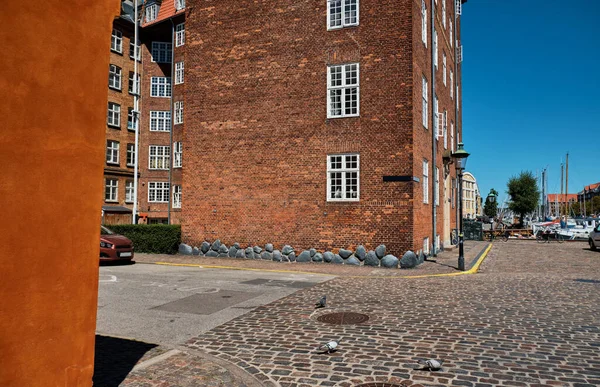 Kopenhag Danimarka Daki Tuğla Bina — Stok fotoğraf