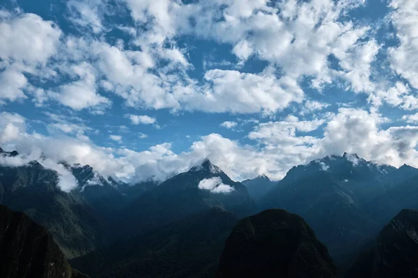 Uitzicht Bergtoppen Prachtig Landschap Andes Peru — Stockfoto
