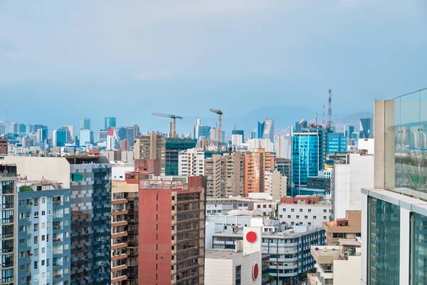 Top View Buildings City Urban Landscape Lima Peru — стоковое фото