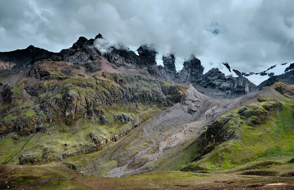 Picturesque Mountain Landscape Andes Peru —  Fotos de Stock