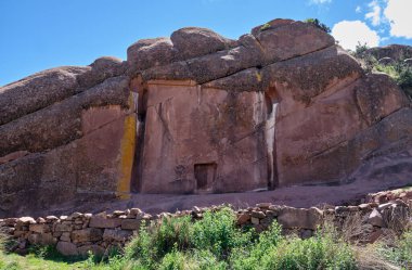 Gate of the Gods or Aramu Muru is ancient landmark in Peru.