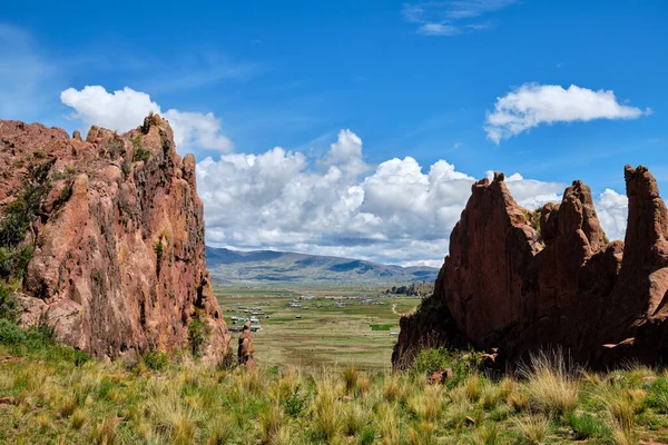 Beautiful Scenery Peru Lake Titicaca —  Fotos de Stock