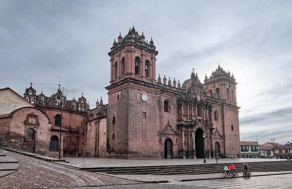 Die Kathedrale Von Cusco Befindet Sich Der Plaza Armas Peru — Stockfoto