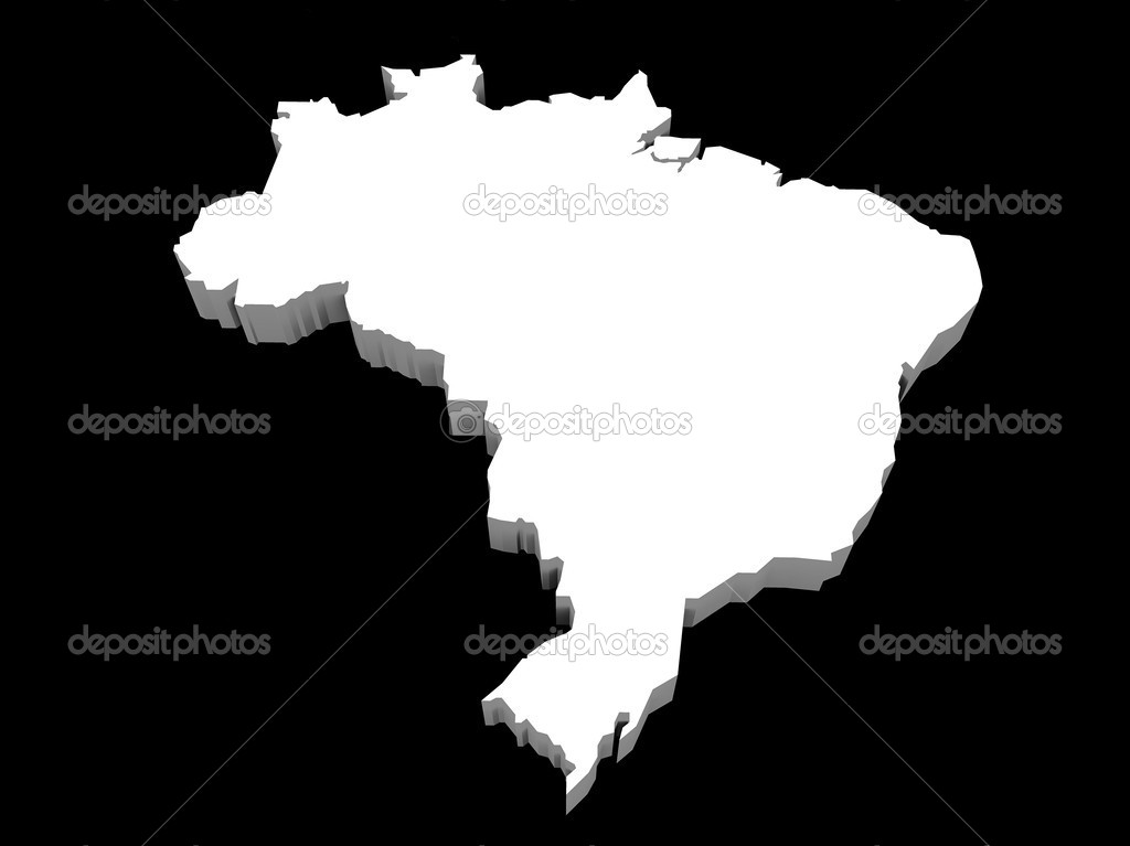 a illustration of the brazil map
