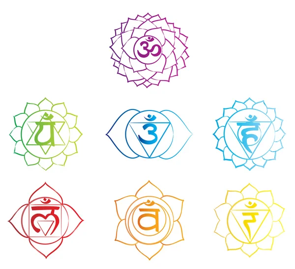 Símbolo de chakra — Archivo Imágenes Vectoriales