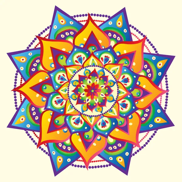 Mandala — Stok Vektör