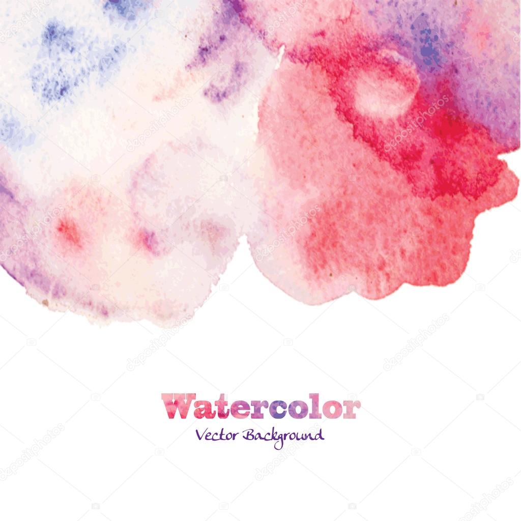 Abstract watercolor pattern