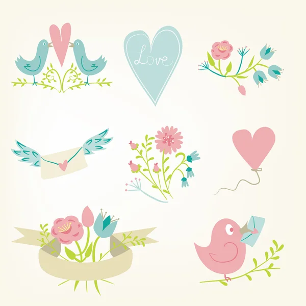 Valentine's Day collection. — Stock Vector