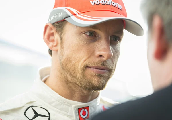 Jenson Button, Mclaren lizenzfreie Stockbilder