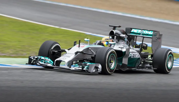 Lewis Hamilton 2014 Fórmula 1 —  Fotos de Stock