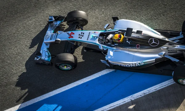 Lewis hamilton 2014 formel 1 — Stockfoto