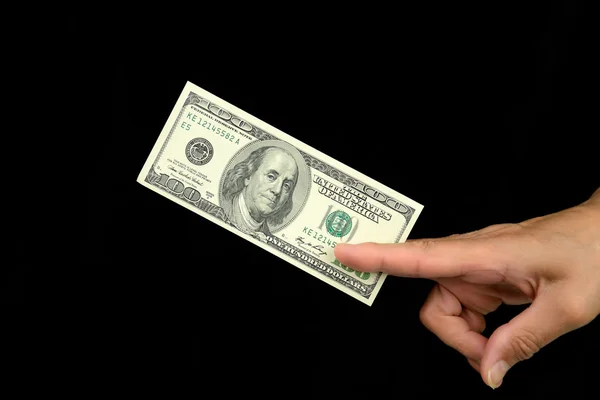 One hundred dollars Stock Image