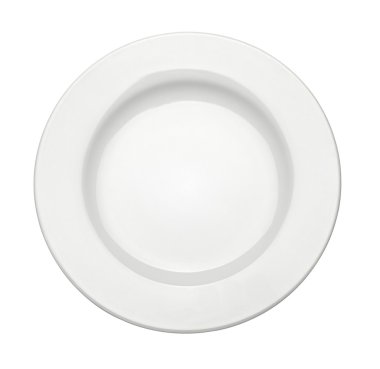 Boş beyaz plaka mutfak Restoran gıda