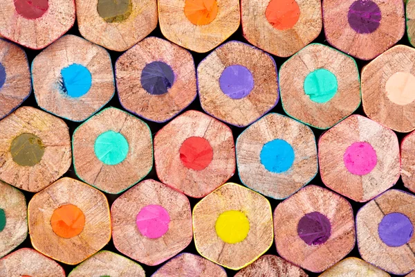 Renkli kurşun kalem Sanat Okulu educaation çizmek — Stok fotoğraf