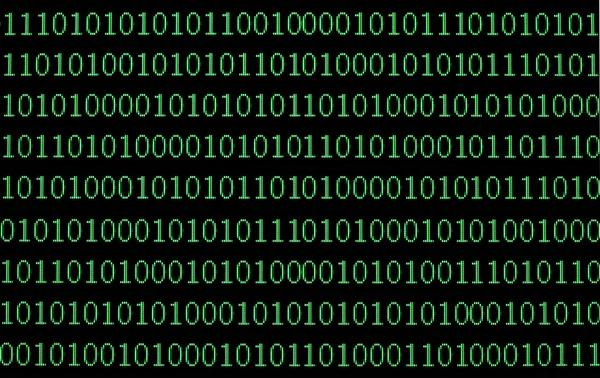 Binary numbers moder communication computer — Stock Photo, Image