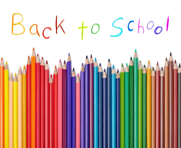 Lápis de cor desenhar arte escola educação — Fotografia de Stock