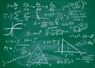 okul blackboard eğitim matematik formülleri