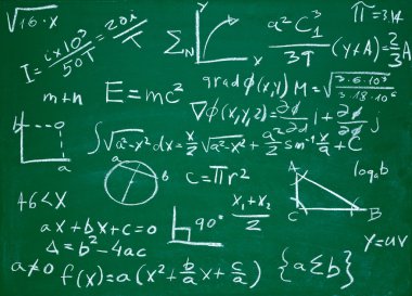 okul blackboard eğitim matematik formülleri