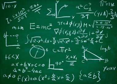okul blackboard eğitim matematik formülleri