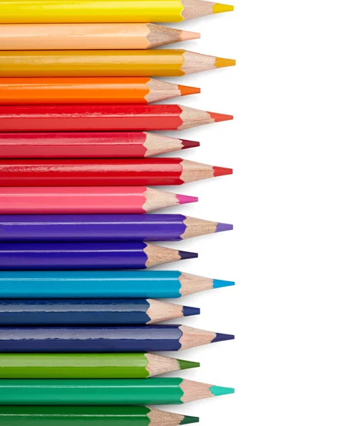 Color pencil draw art school educaation — Stock Photo, Image