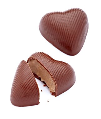 tatlı adet tatlı yiyecek çikolata kalp sevmek