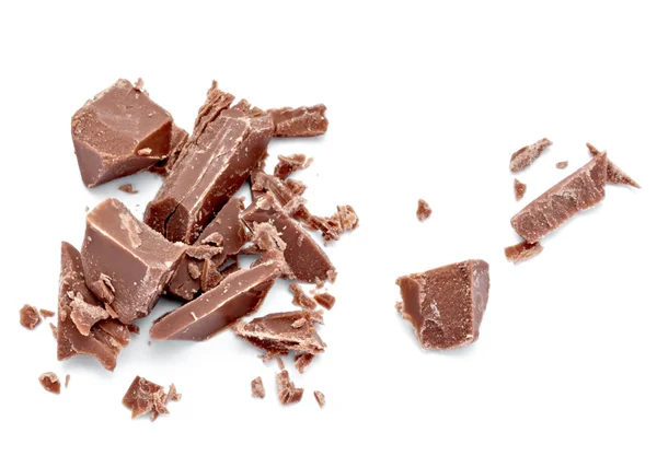 Chocolate dessert pieces sweet food — Stock Photo, Image