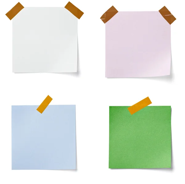 Note paper message label business — Stock Photo, Image