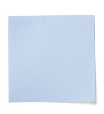 Beyaz not kağıdı ileti etiketi iş