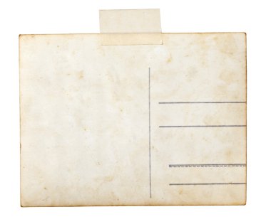 Antigua postal de foto