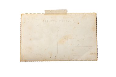 Antigua postal de foto