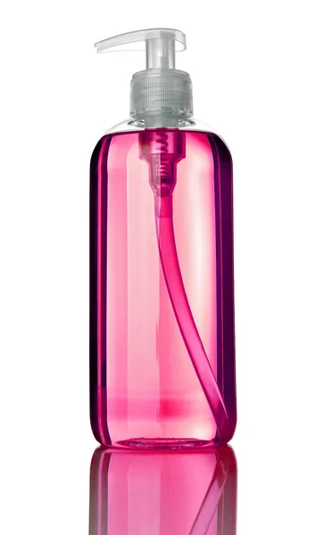 Мыльный шампунь бутылка красоты гигиены — стоковое фото