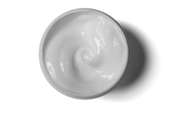 Beyaz güzellik kremi kozmetik — Stok fotoğraf