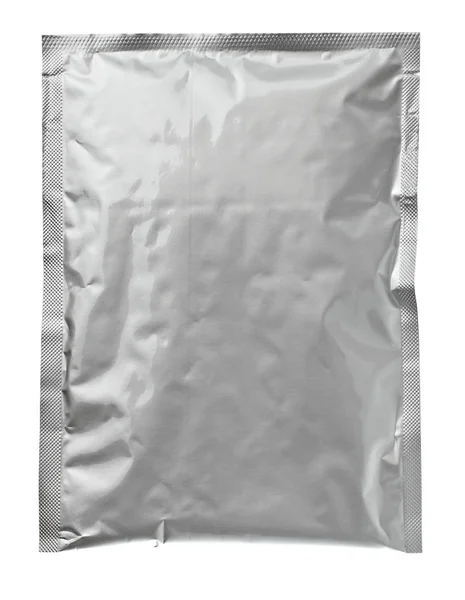 Aluminum metal bag package — Stock Image Aluminum metal bag package Stock Photo