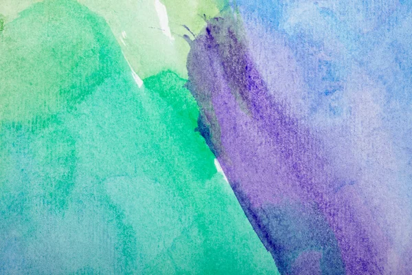 Pinceladas de color acuarela pintura arte —  Fotos de Stock