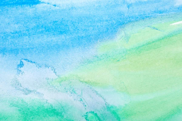 Color strokes watercolor painting art — Stock Photo, Image