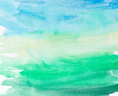 renk vuruş suluboya resim sanatı