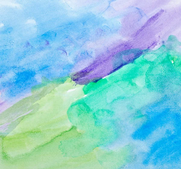 Farbstriche Aquarell Malerei Kunst — Stockfoto