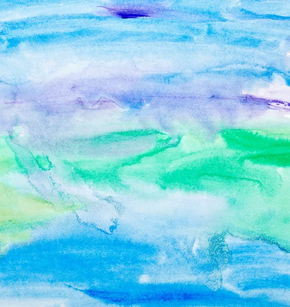 Renk vuruş suluboya resim sanatı — Stok fotoğraf
