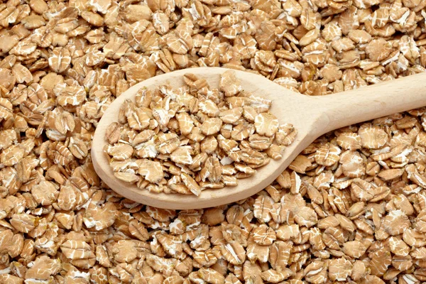 Wheat flakes cereals diet food — Stock Photo, Image