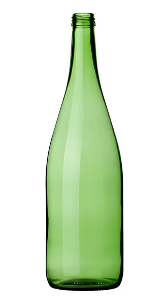 緑のワインのボトルは、アルコールを飲む — ストック写真